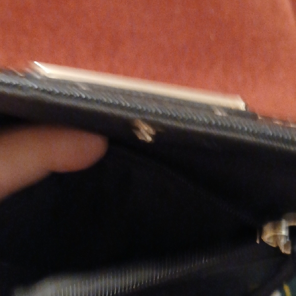 Victoria's Secret Black and Gold Studded Wallet - Picture 8 of 8